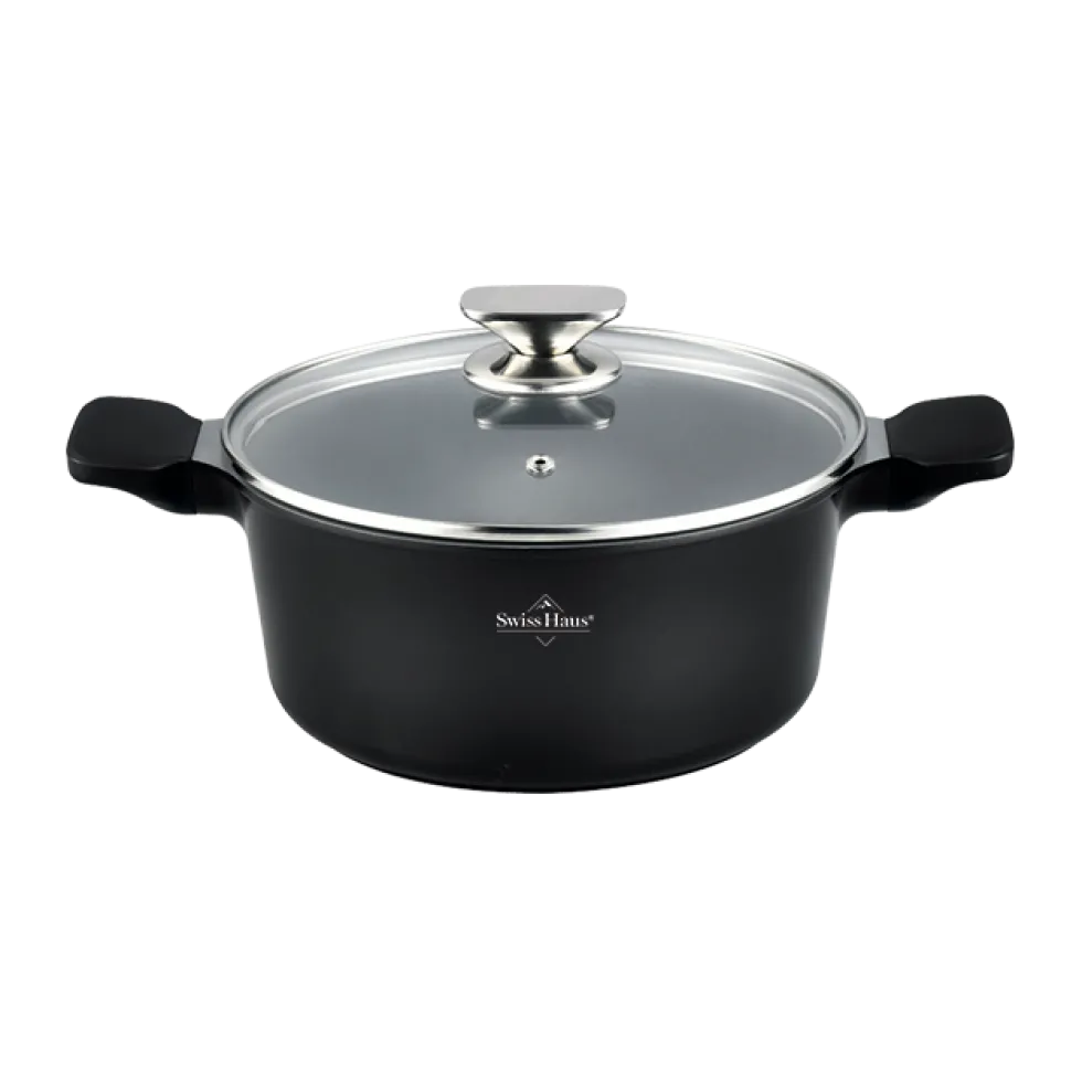 Braadpan 34 cm marmeren coating 10 liter