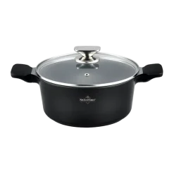 Braadpan 24 cm marmeren coating 4 liter