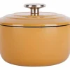 Braadpan gietijzer 20 cm geel Fontestic