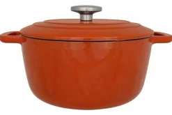 Braadpan gietijzer 24 cm roest Fontestic