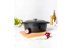 Braadpan gietijzer 31 cm zwart Fontestic