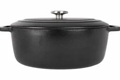 Braadpan gietijzer 31 cm zwart Fontestic