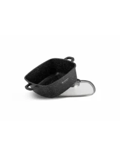 Braadpan Keramische Coating 22 cm Zwart Vierkant Edënbërg Black Line
