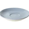 Cappuccino schotel 15,5 cm licht blauw Bart Maastricht Porselein Colour Cafe