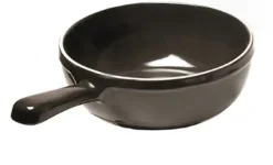 Caquelon zwart Fusain 24 cm Emile Henry
