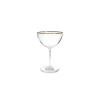 Champagne coupe 35 cl Elegance gouden rand