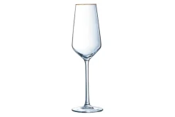 Champagneglas Ultime 21 cl met gouden rand