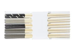 Chopsticks 5 sets zwart Cosy&trendy