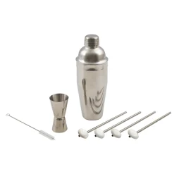 Cocktailset 6-delig RVS