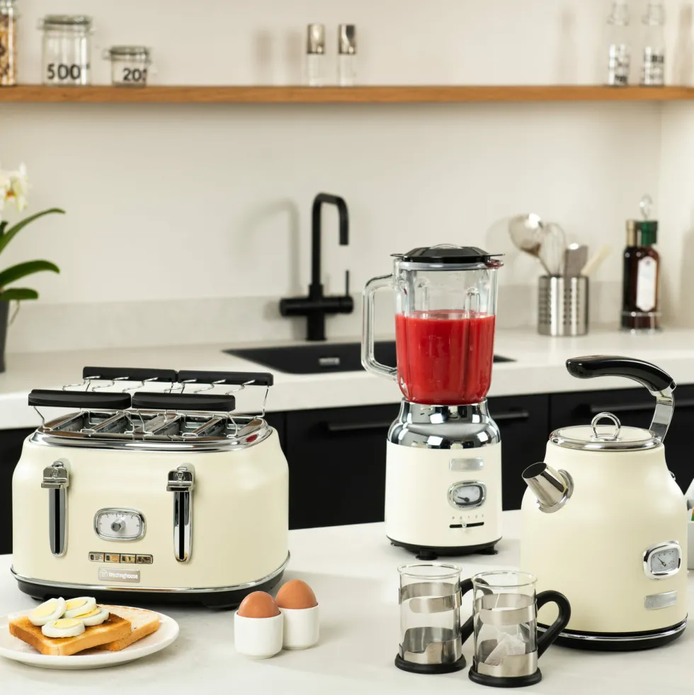 Combinatie set 3-delig Retro Westinghouse Crème