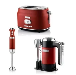 Combinatie set 3-delig Retro Westinghouse Rood