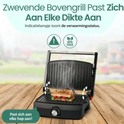 Contactgrill Zwart Emerio