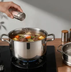 Couscous pan RVS 14 liter