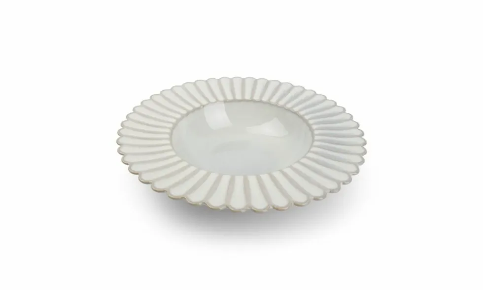 Diep bord Lotus Wit 24/ 13x4cm