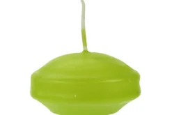 Drijfkaars Kiwigroen - Set van 10 stuks