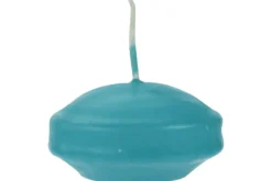 Drijfkaars Petrol Blauw - Set van 10 stuks