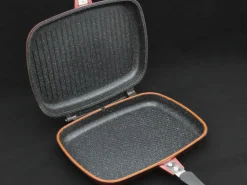 Dubbele grillpan 32 cm