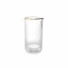Dubbelwandig glas 37,5 cl met gouden rand Rome