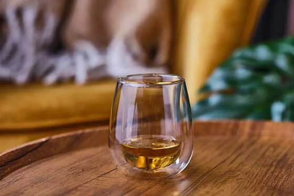 Dubbelwandig glas 150 ml Omagio