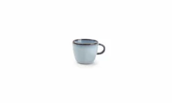 Espressokop 9 cl en schotel licht blauw Marrakesh