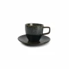 Espressokopje met schoteltje 9,5 cl en 11,5 cm Saffier Mielo