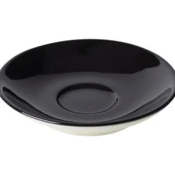 Espresso schotel 11 cm zwart Bart Maastricht Porselein Colour Cafe