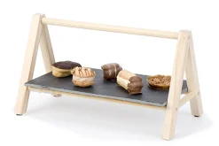 Etagere leisteen- hout 29 cm