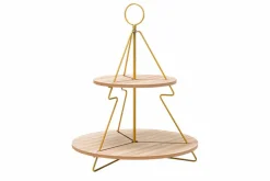 Etagere rond hout