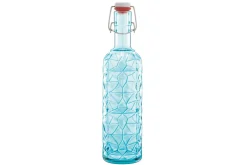 Fles 1 liter capsule Oriente aqua blauw