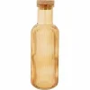 Fles 1 liter met kurk Raya Oker
