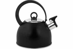 Fluitketel 1,7 L RVS met handvat Zwart