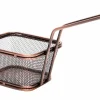 Frietmandje antiek brons 10,5 x 9 x 6 cm
