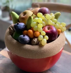 Fruitschaal rood 27 cm Emile Henry