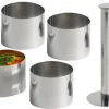 Garneercirkels met voedselaanstamper set van 4 stuks Cosy & Trendy