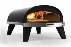 Gas pizzaoven antraciet Piana 40 cm x 67 cm ZiiPa