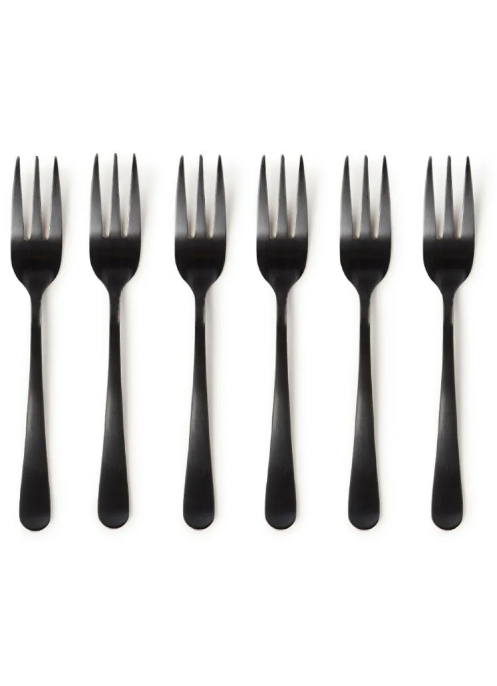 Gebaksvorkjes set van 6 Austin Vintage zwart Amefa
