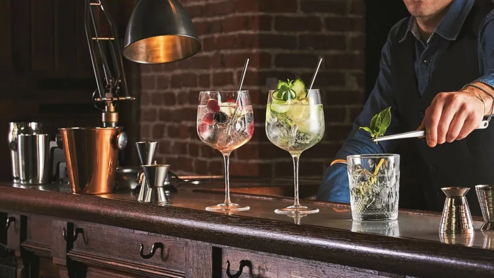 Gin Tonic glazen 76 cl set van 6
