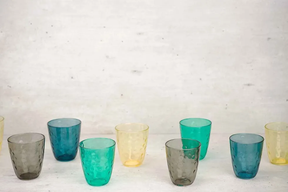 Glas 31 cl Concepto Bulle Pepite grijs