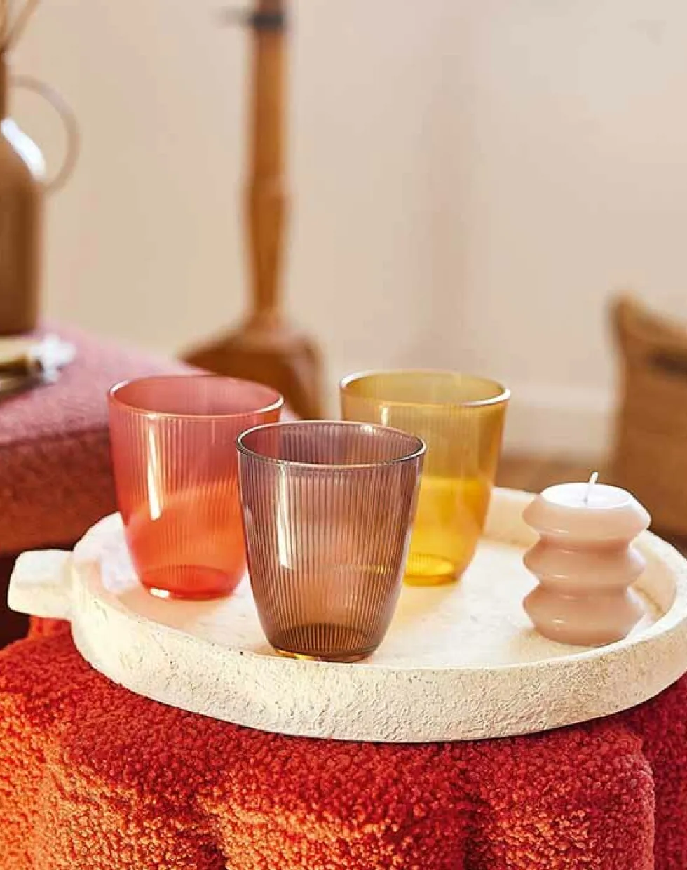 Glas 31 cl Concepto Stripy Jasper