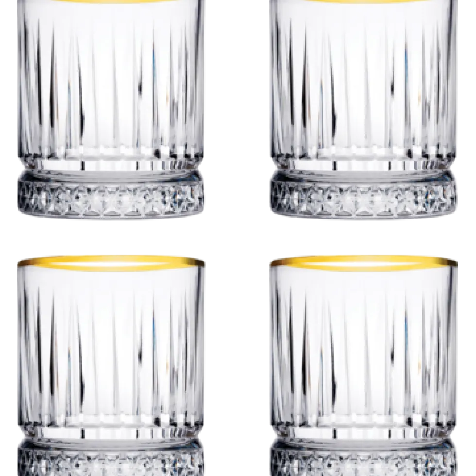 Glas 21 cl Elysia gouden rand