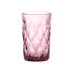 Glas 340 ml roze Gemstone Amethyst