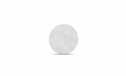 Glasonderzetter 10 cm wit Bouquet set van 6
