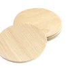 Glasonderzetters set van 4 van hout rond