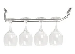 Glazenrek 61 cm inox