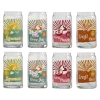 Glazen set 8 delig 35 cl Tumbler Can Time 2 Party