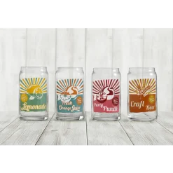 Glazen set 8 delig 35 cl Tumbler Can Time 2 Party