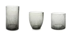 Glazen set 12-delig Grey Crackle