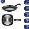 Grillpan 28 cm Black Marble Westinghouse