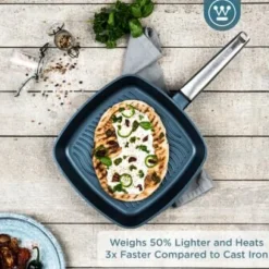 Grillpan 28 cm Blauw Performance Series Inductie Westinghouse