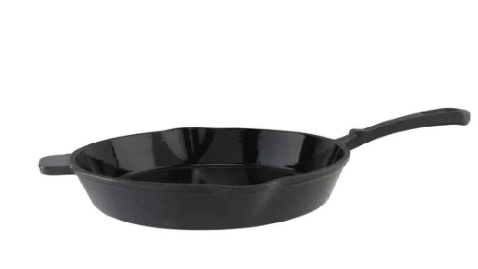 Grillpan 22cm Castard gietijzer mat zwart